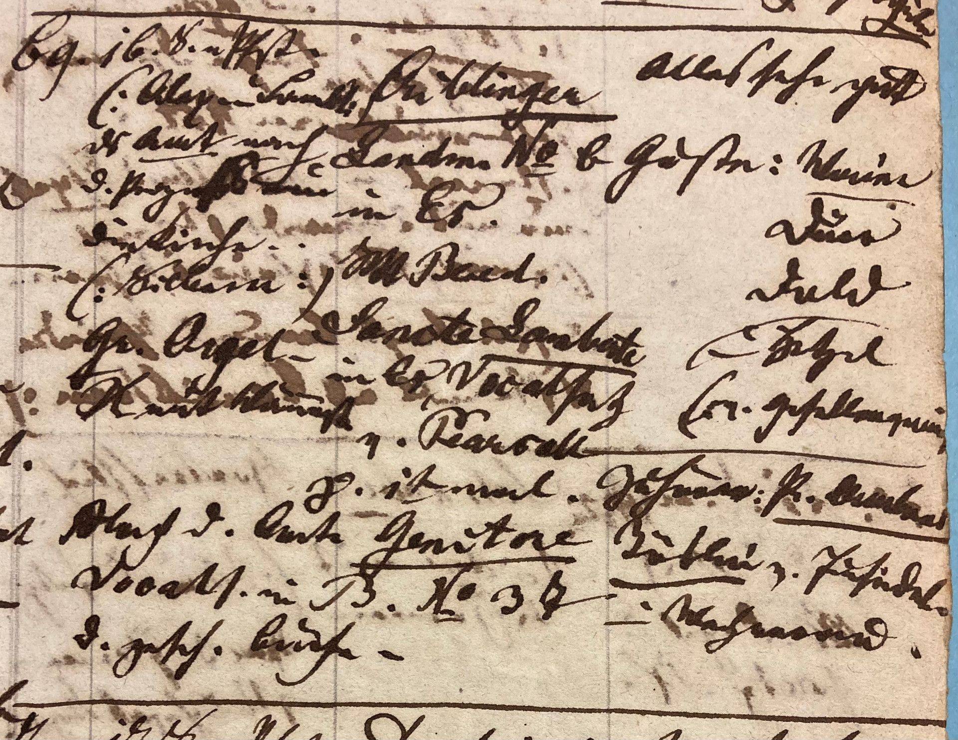 Ausschnitt einer historischen Handschrift mit dem Eintrag Sancte Lamberte und dem Namen Pearsall.