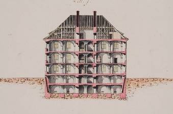 Illustration Bauunterlagen Fürstlich Fürstenbergisches Archiv 