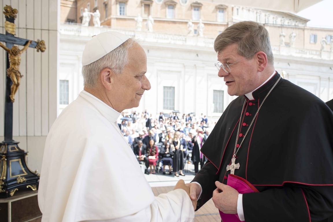 Erzbischof Burger trifft Papst Leo XIV.